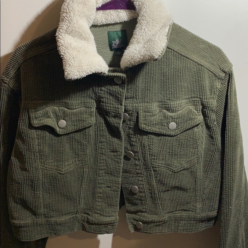 Corduroy Cropped Jacket